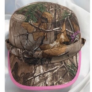 ScentLok‎ Realtree Camo Cadet Hat Pink Trim Fleece Lined Cap OSFA